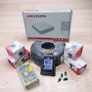 1080P 4 Smart Hybrid Colored Night Vision CCTV Cameras Kit