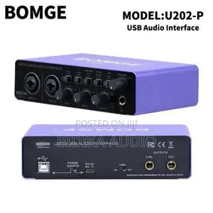Best BOMGE BOMGE U202 USB Audio Interface With Mic Amplifier