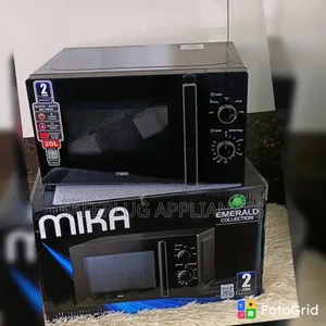 Mika Black 20L Manual Microwave for Home Kitchen Use