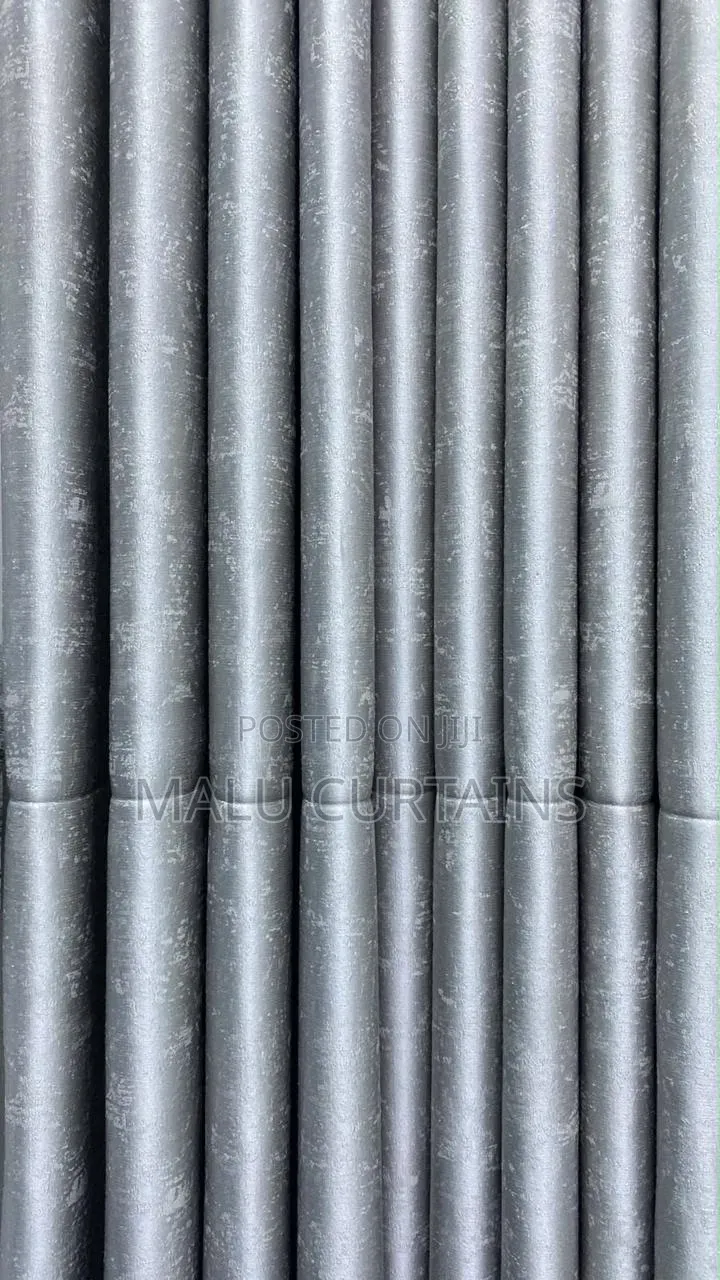 Silver Grey Shimmer Curtain