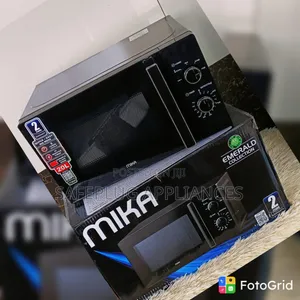 Mika 20L Black Manual Microwave Oven