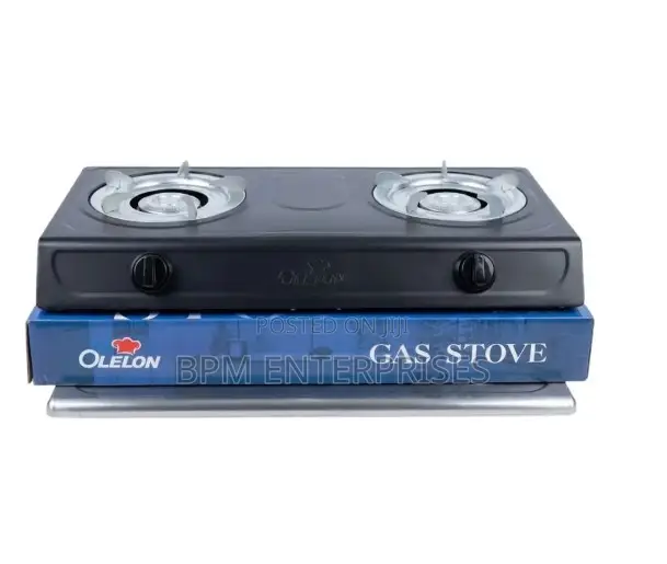 OLELON 2 BURNER Steel Gas Stove