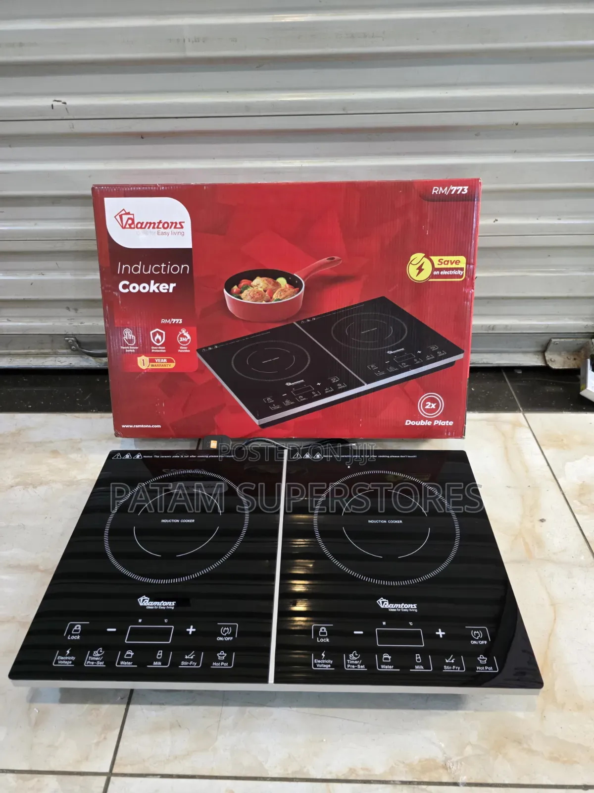 Ramtons Double Plate Induction Cooker