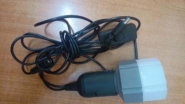 Complete Solar or Battery LED Bulb - 5Watts, 5Metre Cable With Switch - main view