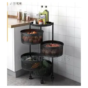 360* Degrees - Rotatable Fruit and Spices 4 Tier Rack Stand