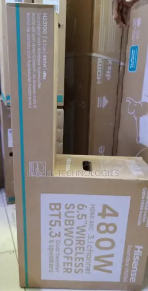 Hisense HS3100 480W 3.1CH Wireless Soundbar With Subwoofer