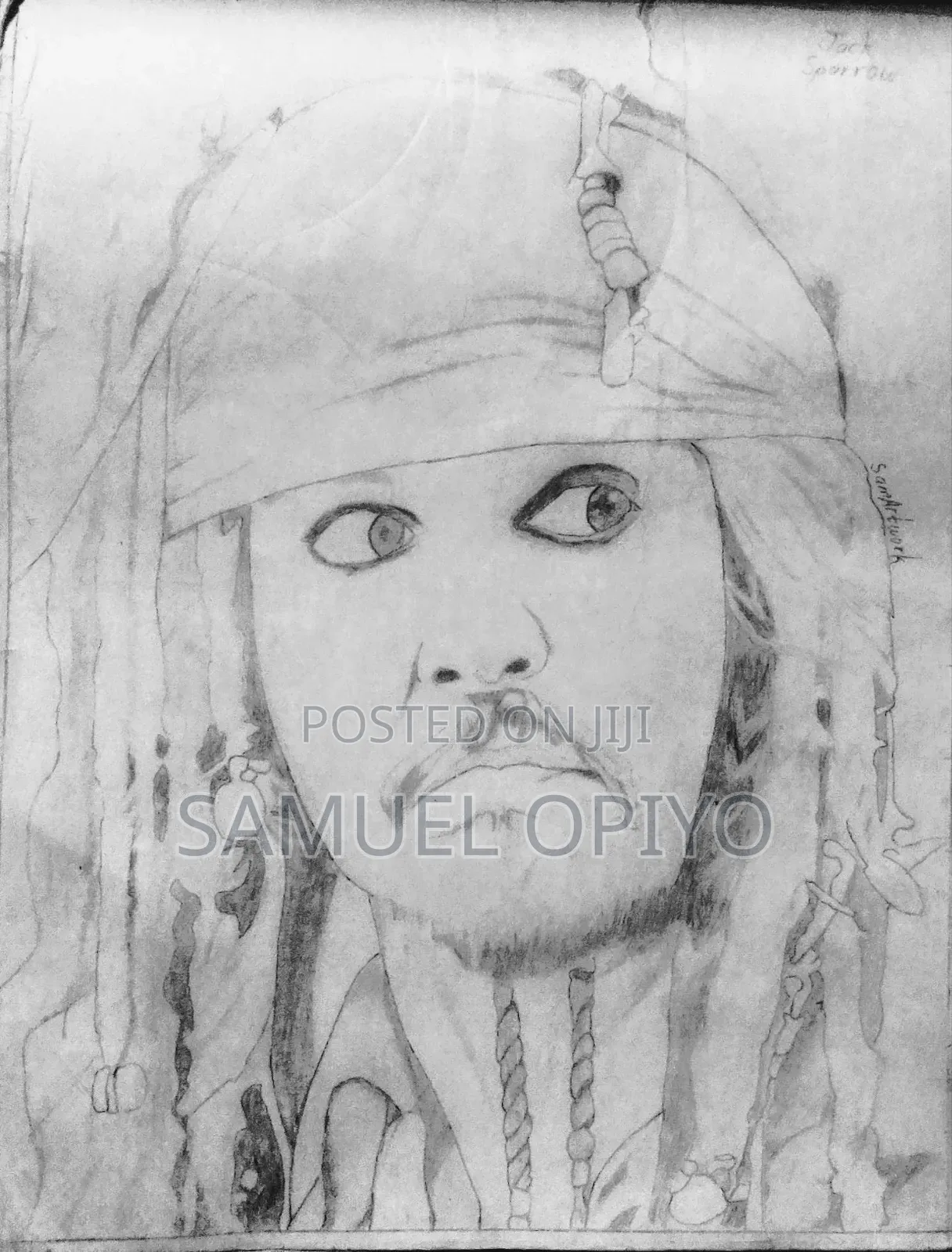 Custom Pencil Portrait Drawing