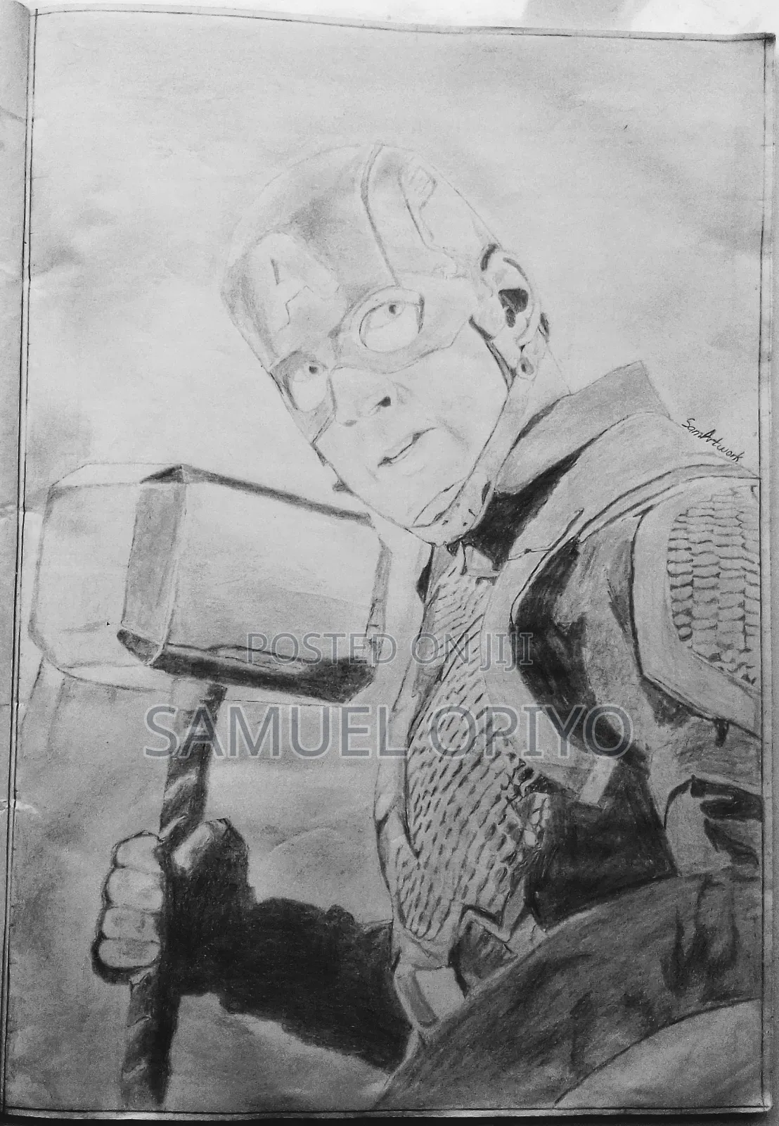 Custom Pencil Portrait Drawing
