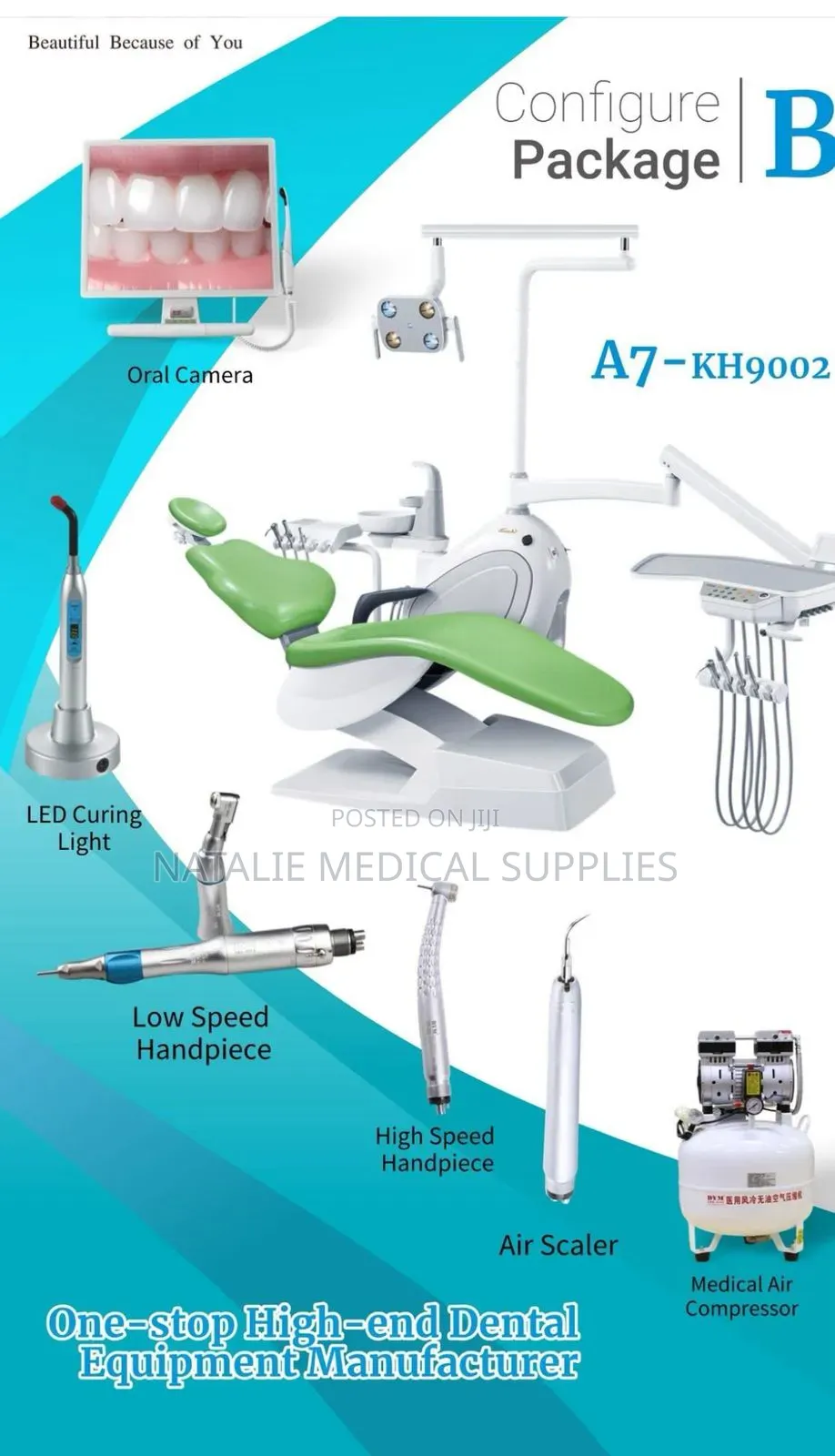 High Quality Complete Dental Unit With Compressor