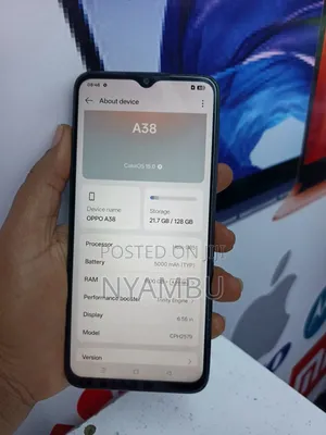 Oppo A38 128 GB Black