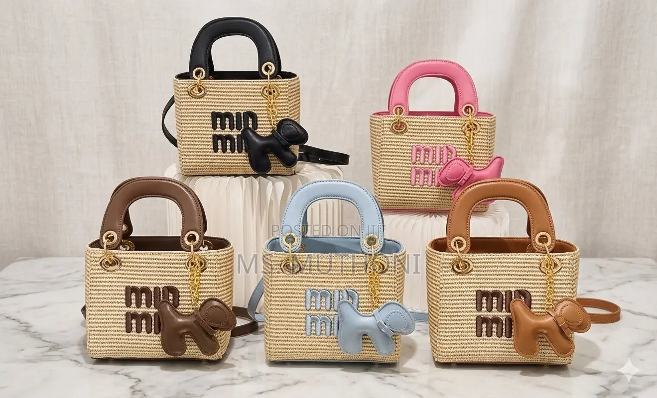Min Min Mini Jute Handheld Bag