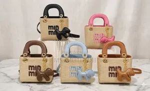 Min Min Mini Jute Handheld Bag