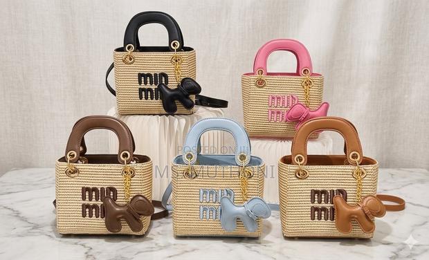 Min Min Mini Jute Handheld Bag - main view