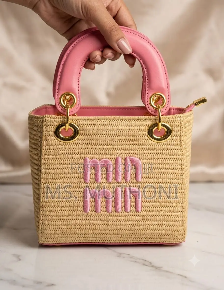 Min Min Mini Jute Handheld Bag