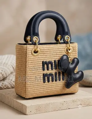 Min Min Mini Jute Handheld Bag