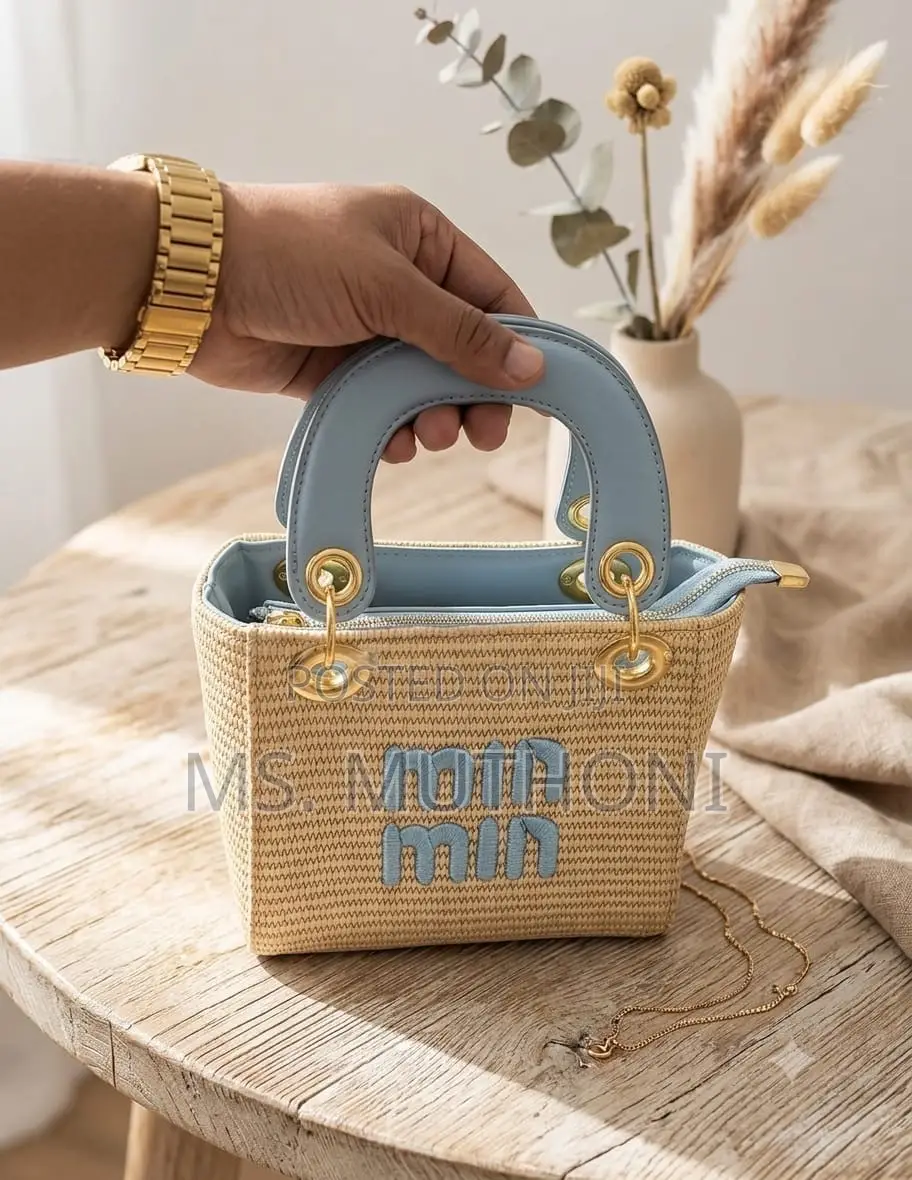 Min Min Mini Jute Handheld Bag