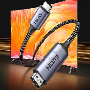 Ugreen USB-C to HDMI 2.1 Cable, Grey (1YR WRTY)