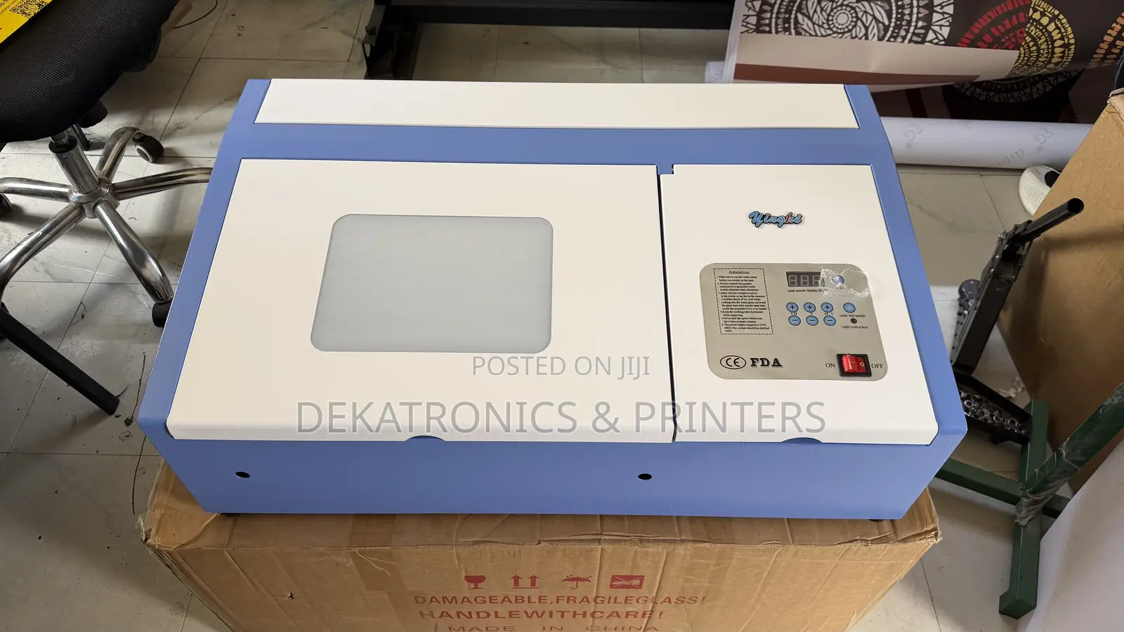 Yinghe 30cm by 20cm Co2 Rubber Stamps Making Machine