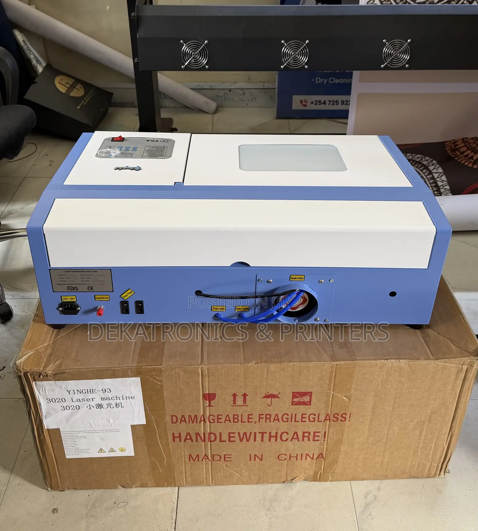 Yinghe 30cm by 20cm Co2 Rubber Stamps Making Machine