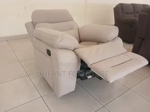Luxury Fabric 1-Seater Recliner Sofa