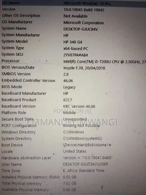 Laptop HP 348 G4 8GB Intel Core i5 HDD 512GB