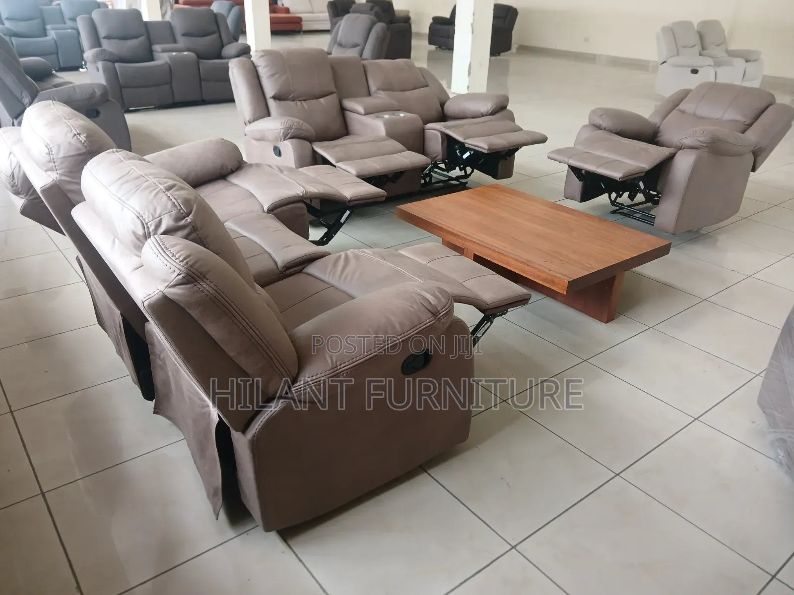 Elegant Luxury 6-Seater Recliner Sofa