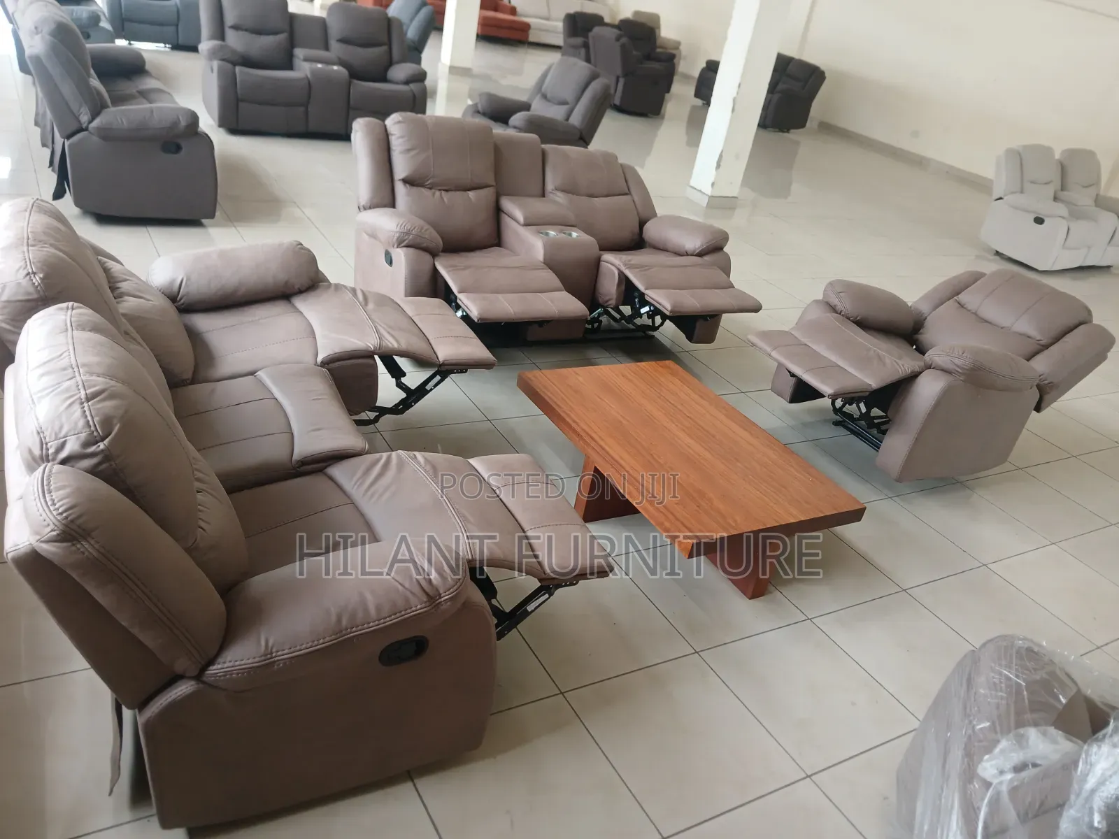 Elegant Luxury 6-Seater Recliner Sofa