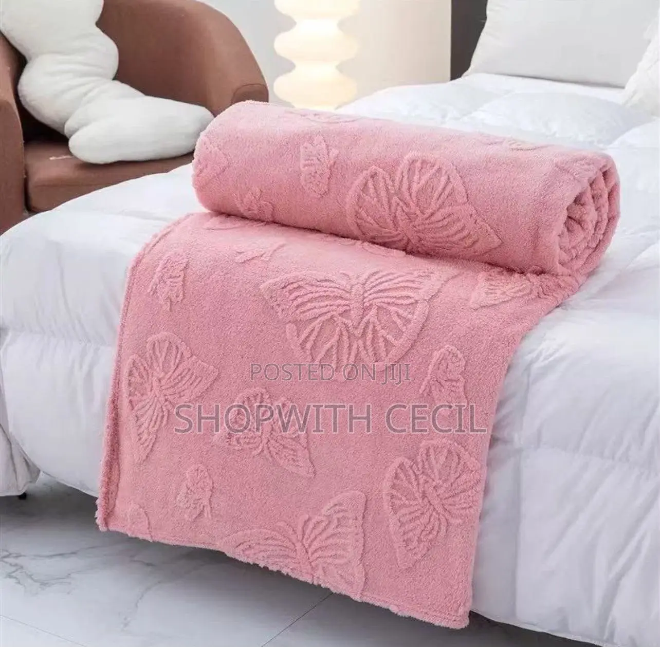 Butterfly Warm Fleece Blankets
