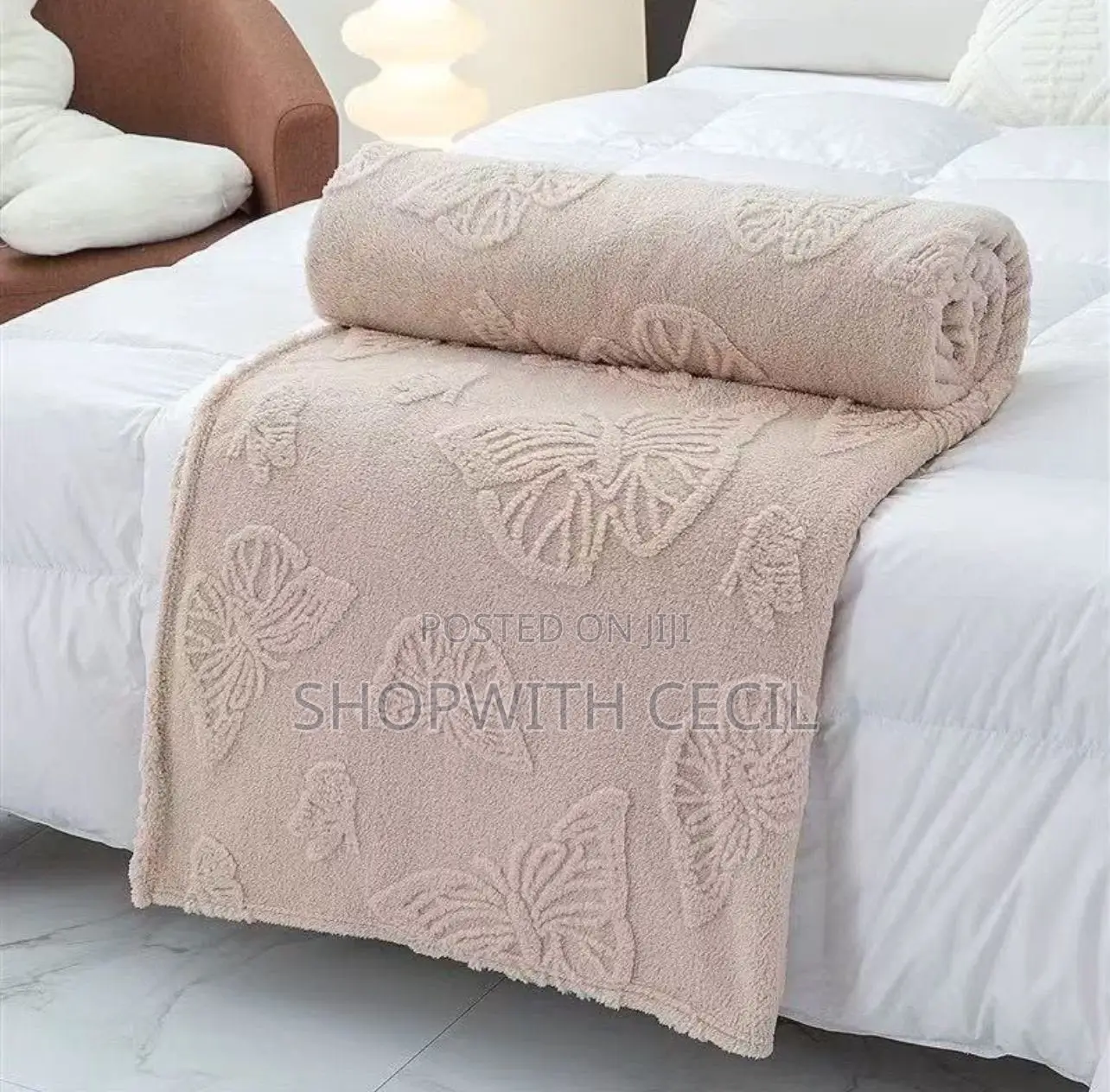 Butterfly Warm Fleece Blankets