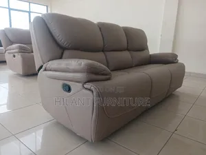 Soft Fabric 3-Seater Reclining Sofa
