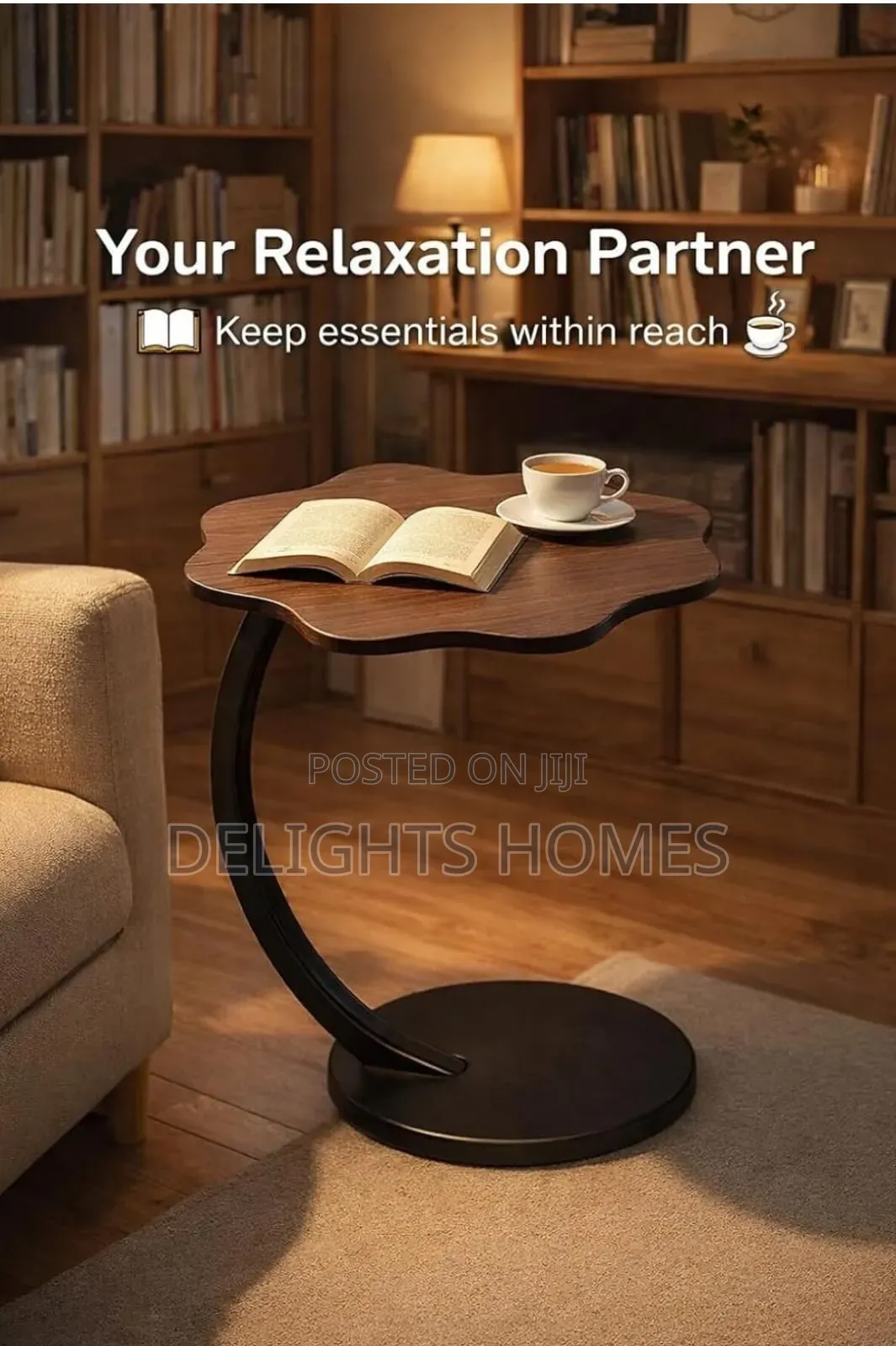 Round Sofa Table -