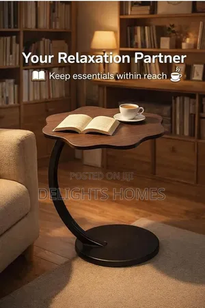 Round Sofa Table -