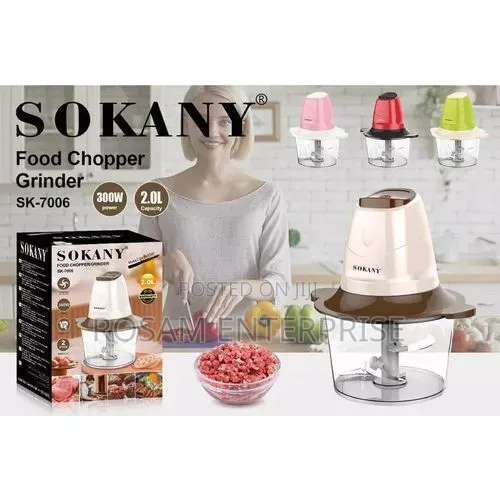 Sokany 2L Electric Food Chopper