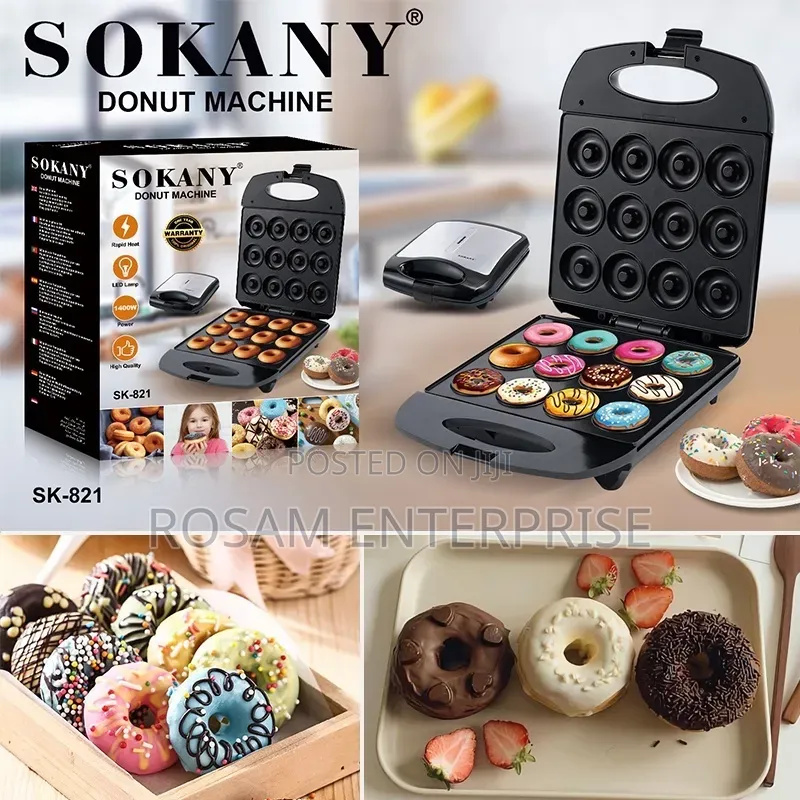 12 Slot Donut Maker Machine