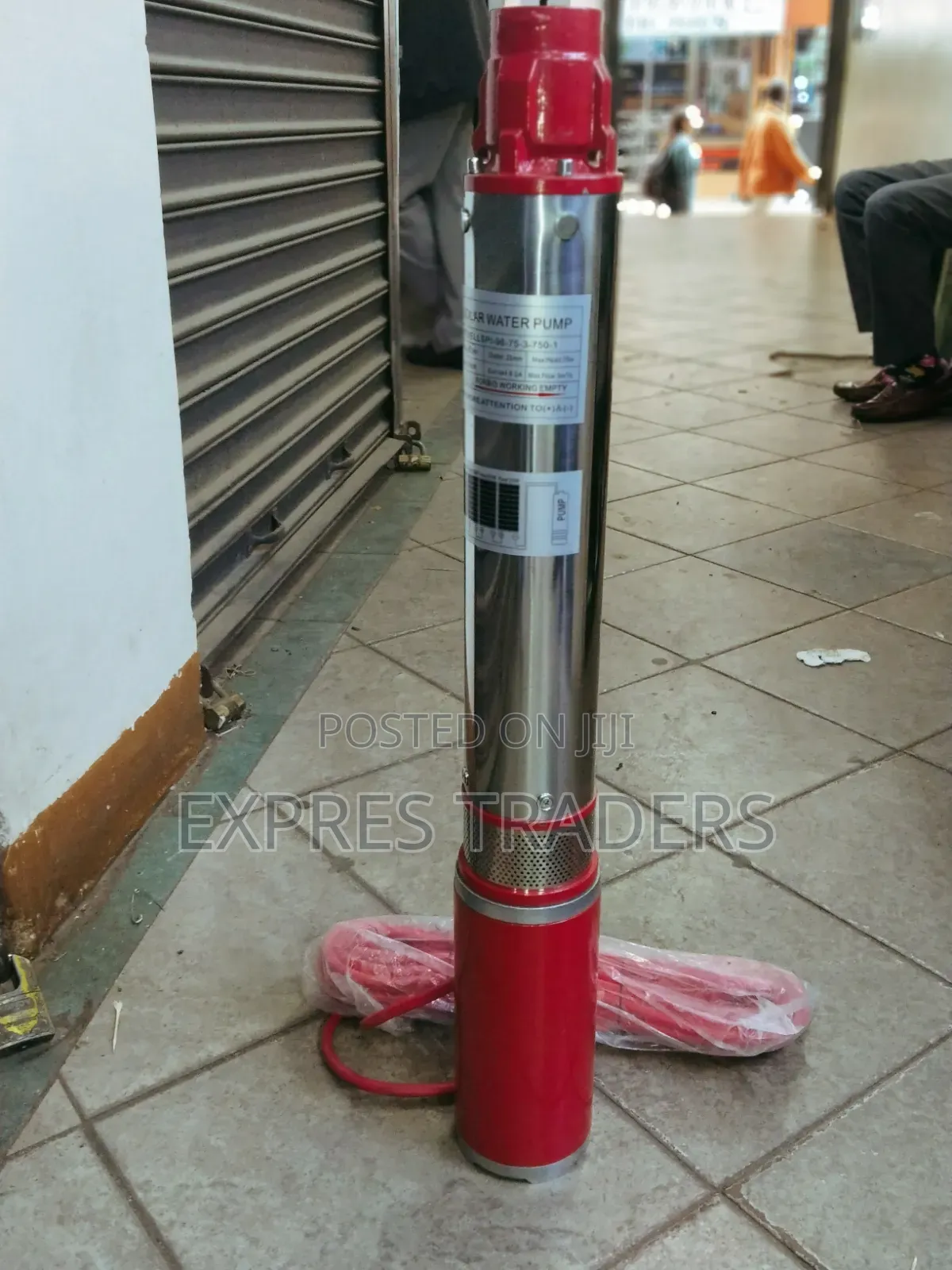 75 M Height,750 W Pure Solar Power: Submersible Water Pump! 