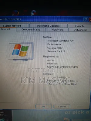 Desktop Computer Microsoft 4GB Intel Pentium HDD 128GB