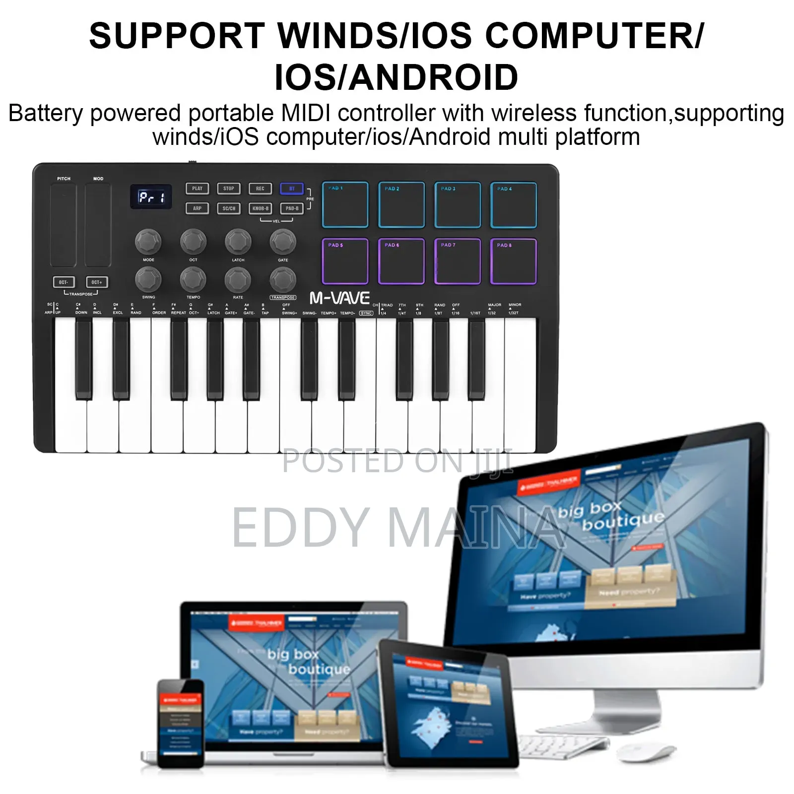 M-Vave SMK-25 Midi Controller