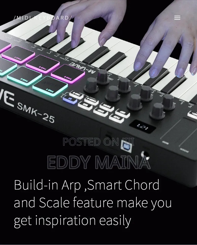 M-Vave SMK-25 Midi Controller