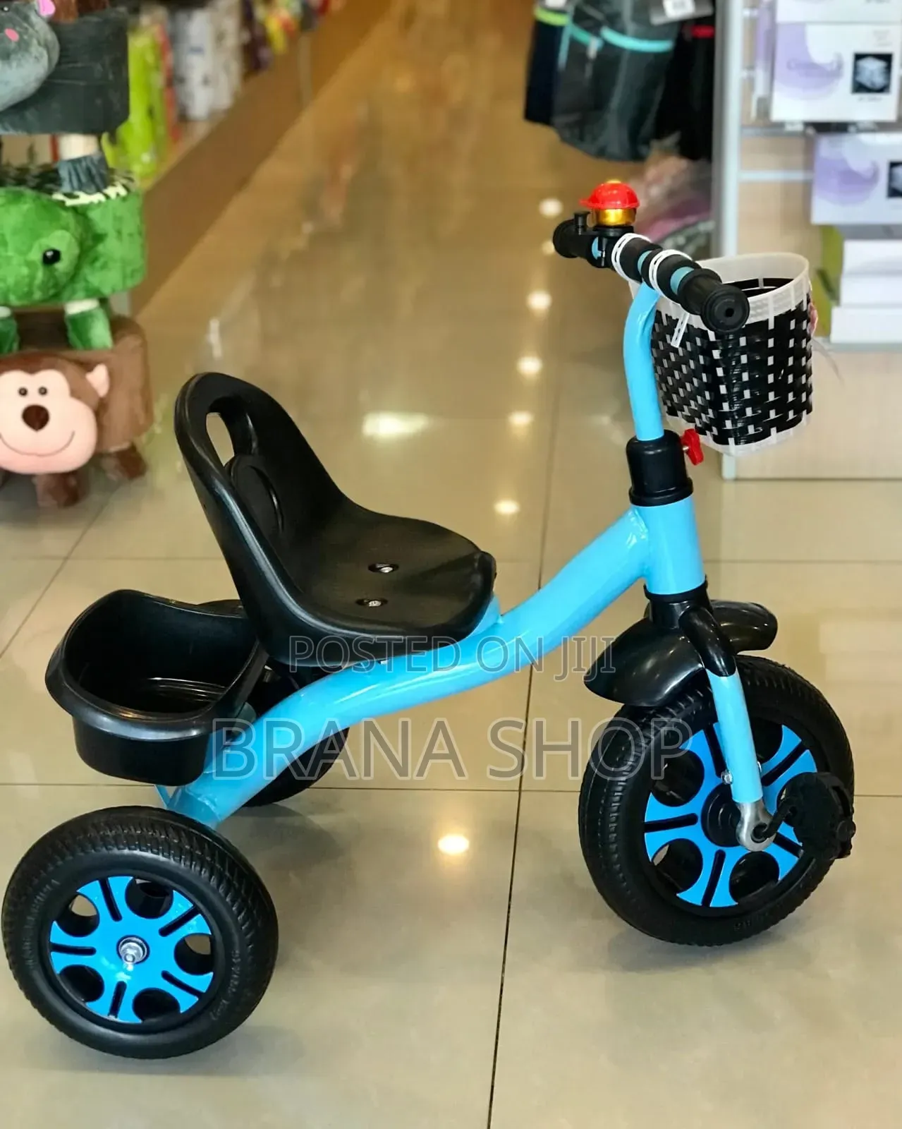**Kids Tricycle With Basket – Blue **