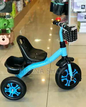 **Kids Tricycle With Basket – Blue **