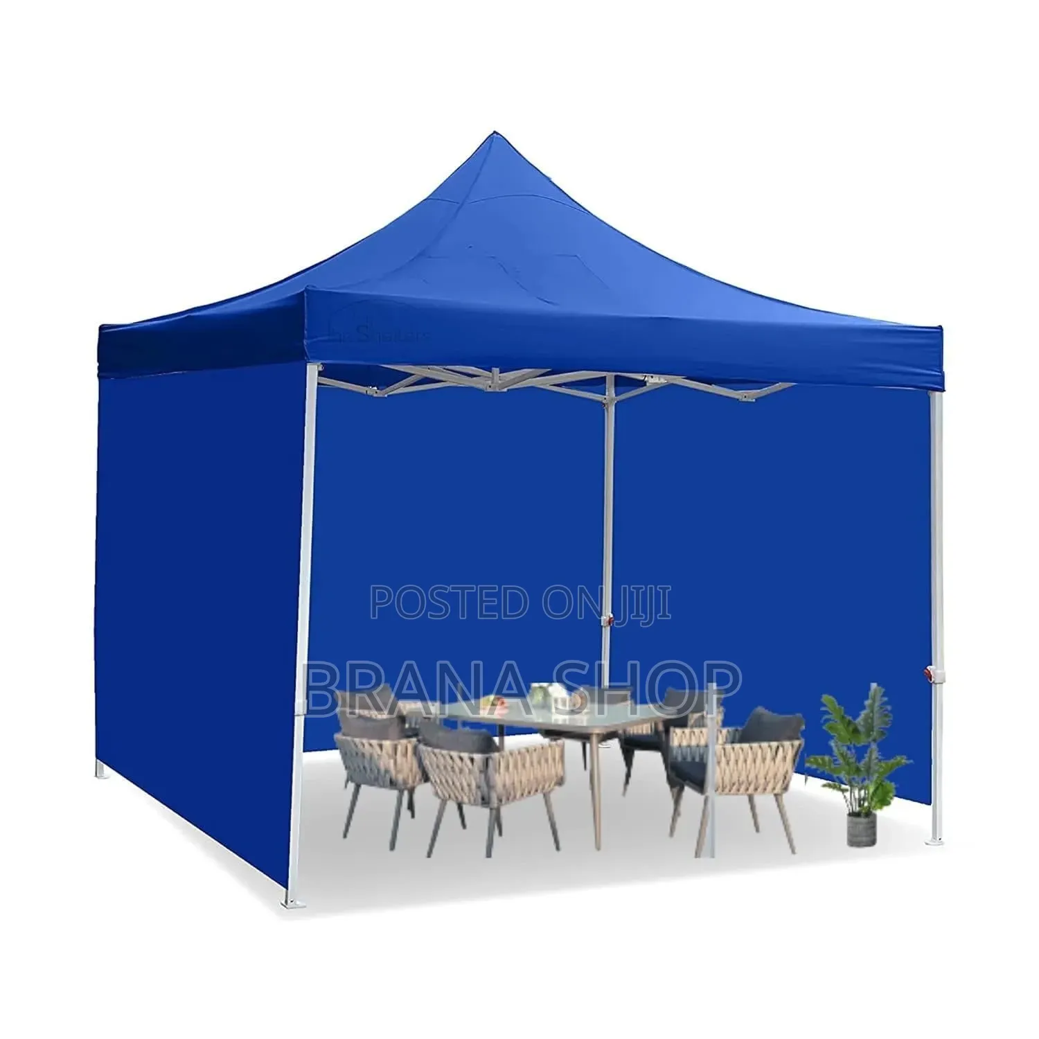 **10ft X 10ft Foldable Gazebo Canopy – Blue **