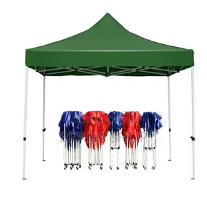 **3m X 3m (10ft X 10ft) Foldable Pop-Up Gazebo – Green **