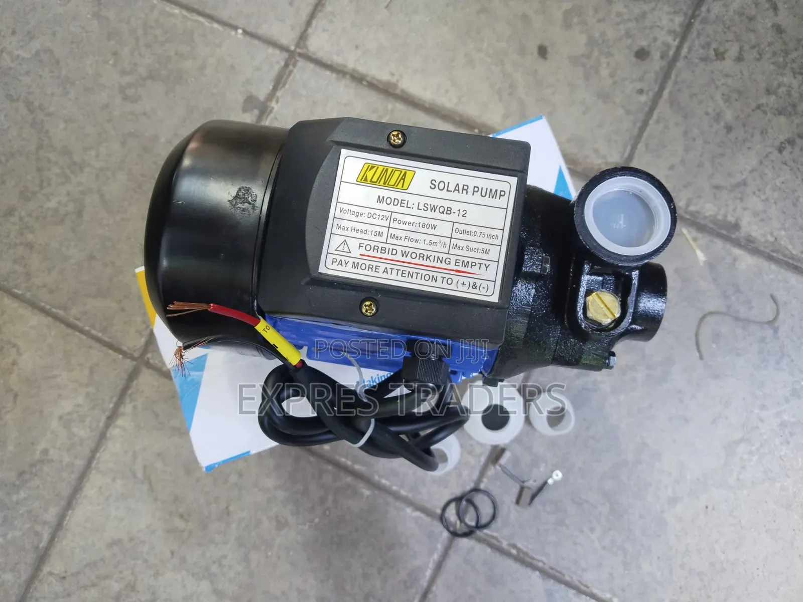  KUNDA 12V DC Solar Water Pump 180W 