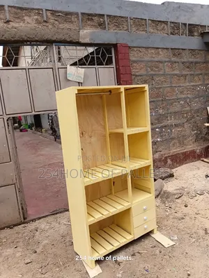 Cream Spacious 3 by 6 Wooden Closet