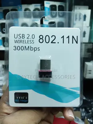 USB 2.0 Wireless 300Mbps 802.11n Wi-Fi Adapter Dongle.