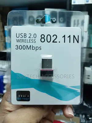 USB 2.0 Wireless 300Mbps 802.11n Wi-Fi Adapter Dongle.