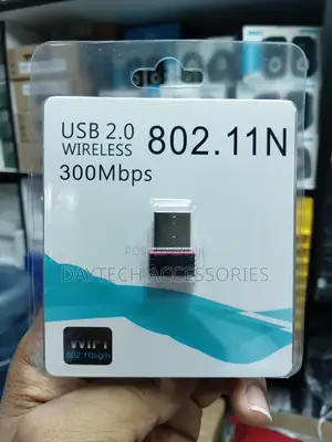 USB 2.0 Wireless 300Mbps 802.11n Wi-Fi Adapter Dongle.