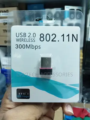 USB 2.0 Wireless 300Mbps 802.11n Wi-Fi Adapter Dongle.