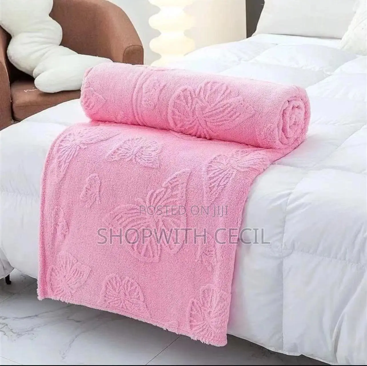 Butterfly Warm Fleece Blankets
