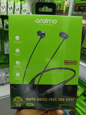 Oraimo New Necklace 5 Wireless Earbuds – Active Noise Cancellation